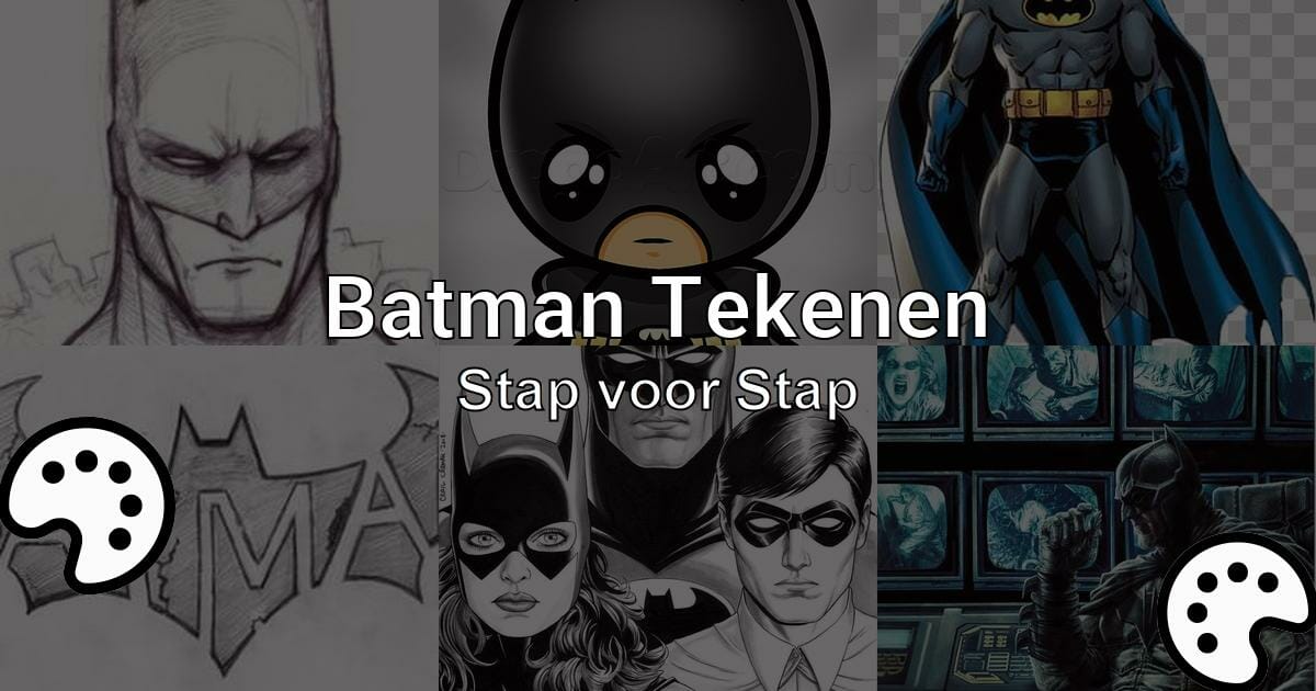 Batman Tekenen Stap Voor Stap Tekenen Nu