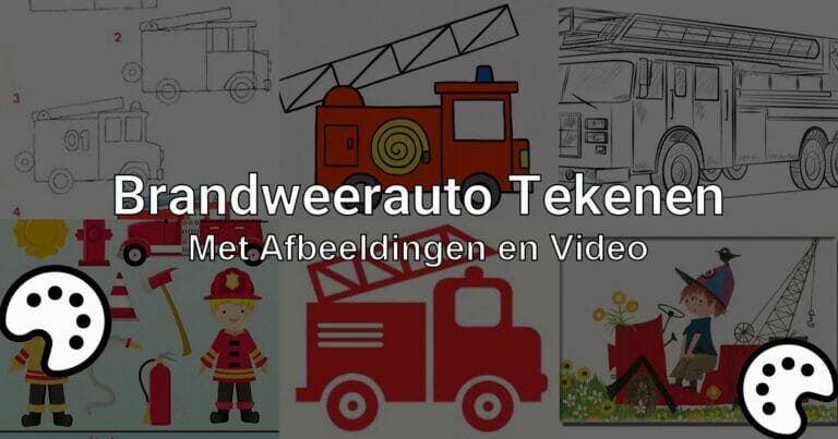 Brandweerauto Tekenen Met Afbeeldingen En Video Tekenen Nu