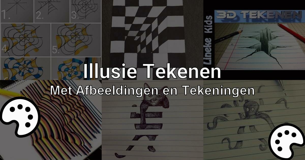 Illusie Tekenen Met Afbeeldingen En Tekeningen Tekenen Nu