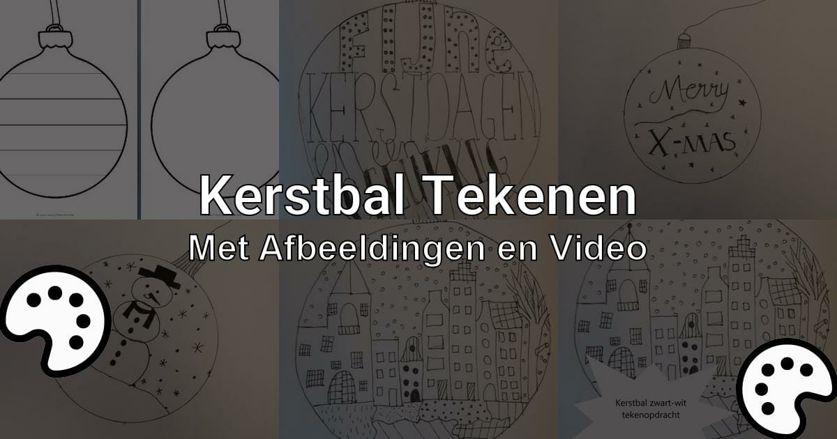 Kerstbal Tekenen Met Afbeeldingen En Video