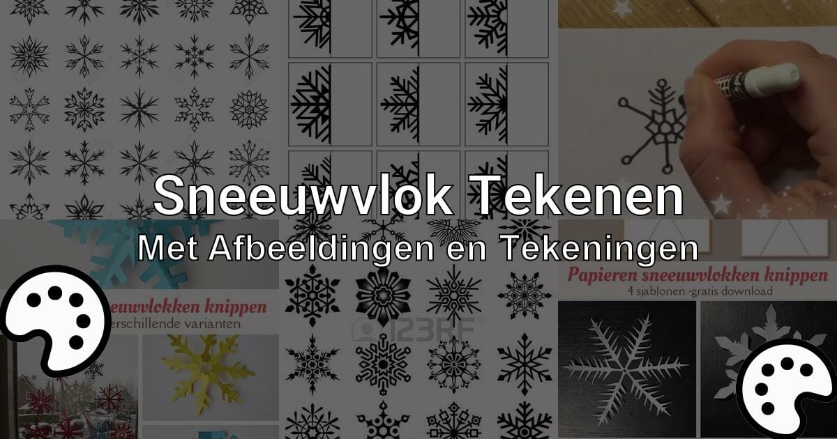 Sneeuwvlok Tekenen Met Tekeningen