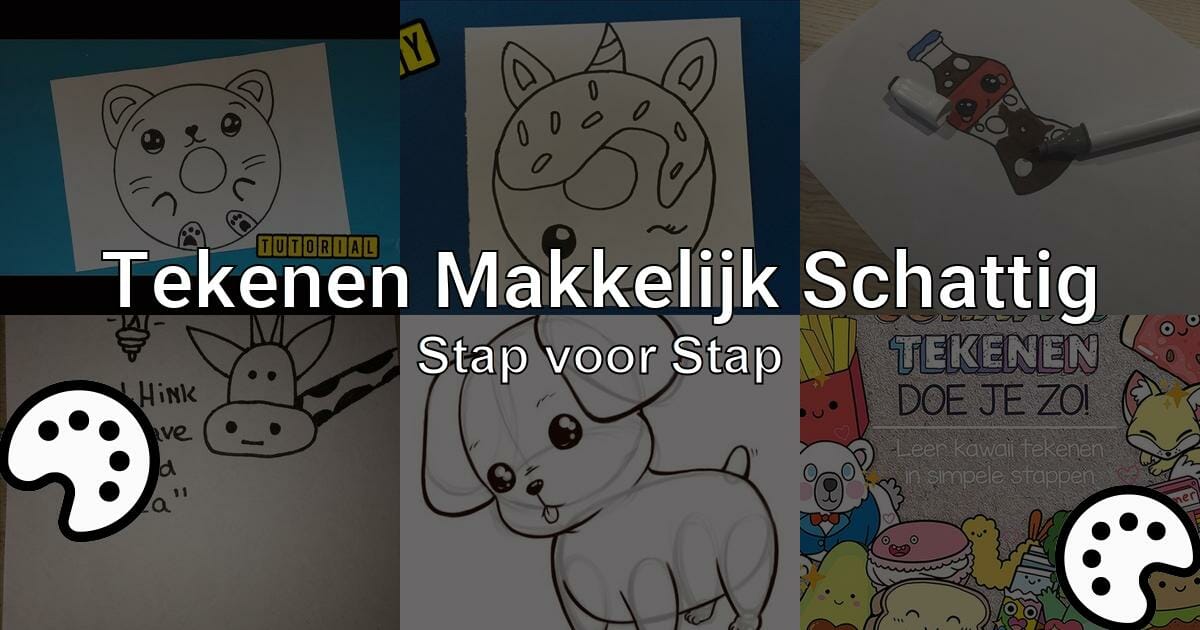 Hond Tekenen Schattig Stap Voor Stap Tekenen Nu