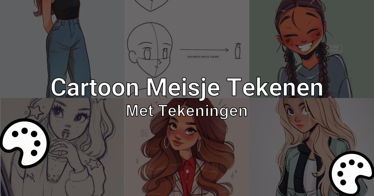 Cartoon Meisje Tekenen Met Tekeningen Tekenen Nu