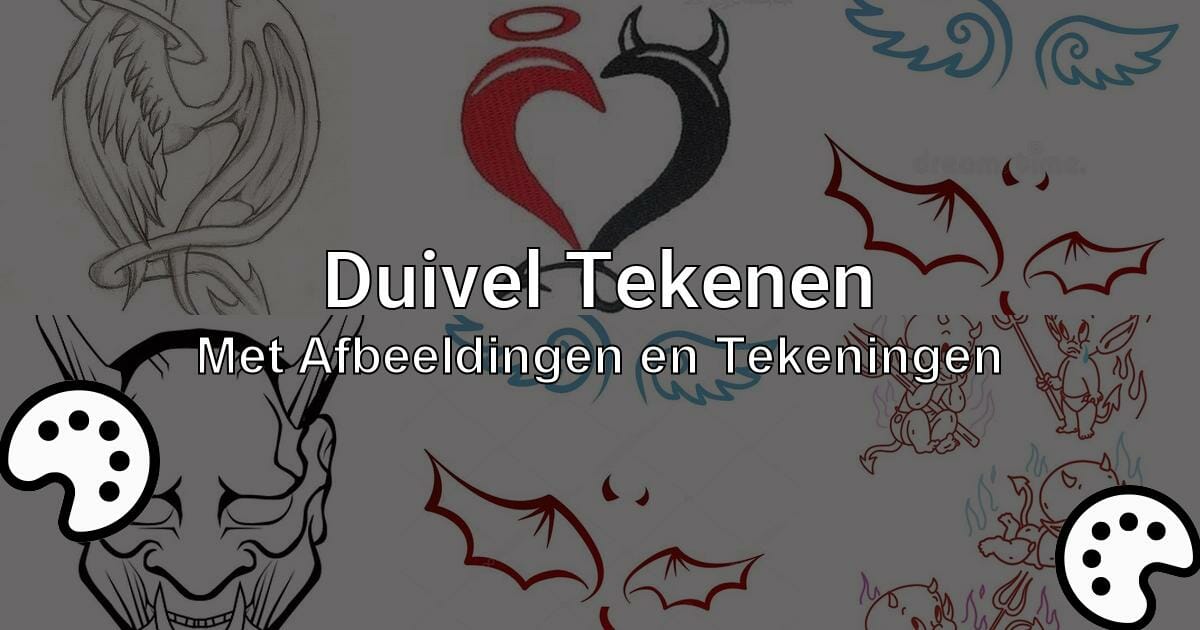 Duivel Tekenen (Met Afbeeldingen en Tekeningen) tekenen.nu