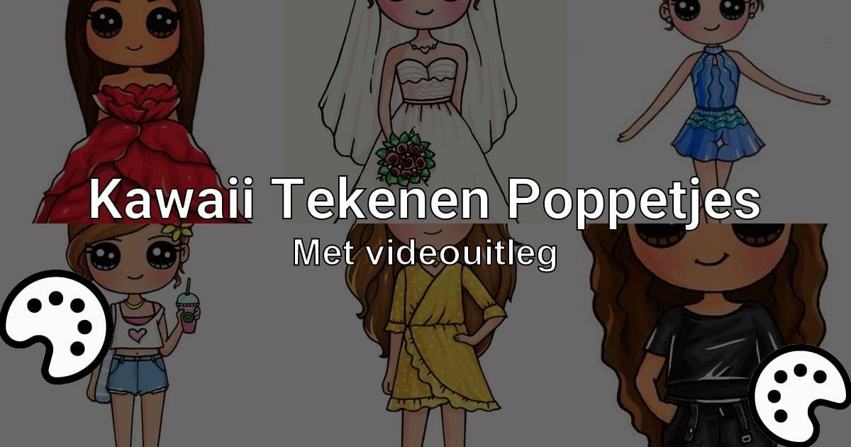 Kawaii Tekenen Poppetjes Met Videouitleg Tekenen Nu