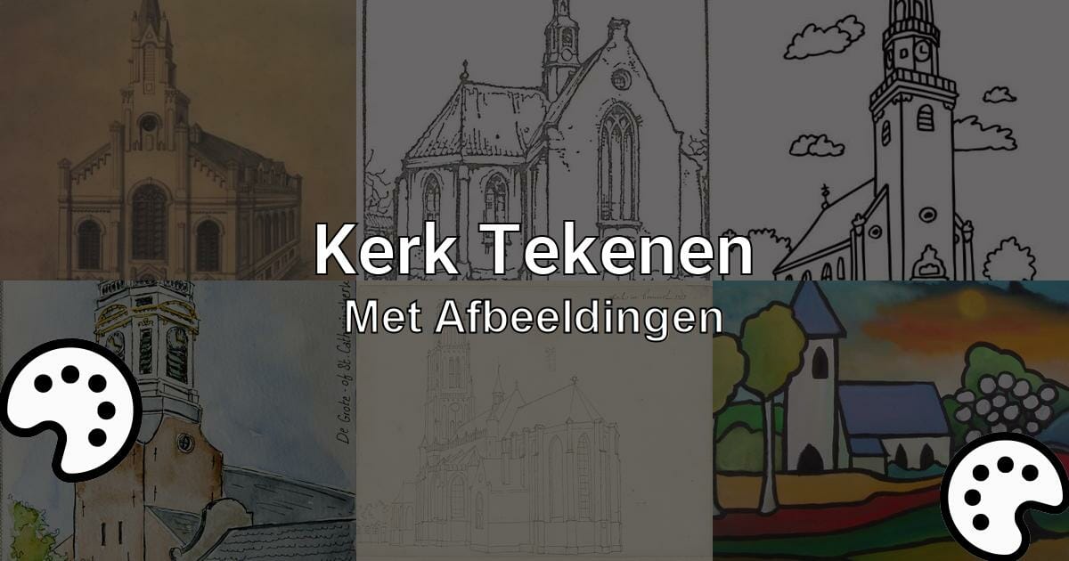 Kerk Tekenen (Met Afbeeldingen) - Tekenen.nu