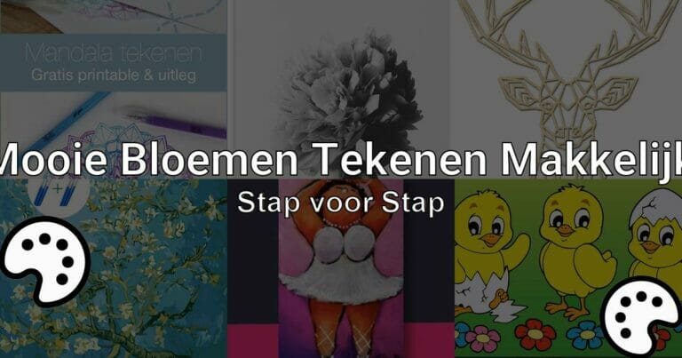 Mooie Bloemen Tekenen Makkelijk (Stap voor Stap) - tekenen.nu