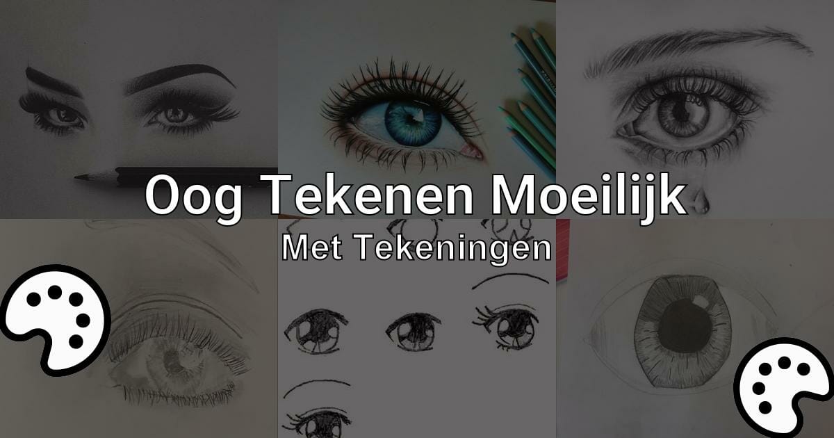 Oog Tekenen Moeilijk Met Tekeningen Tekenen Nu