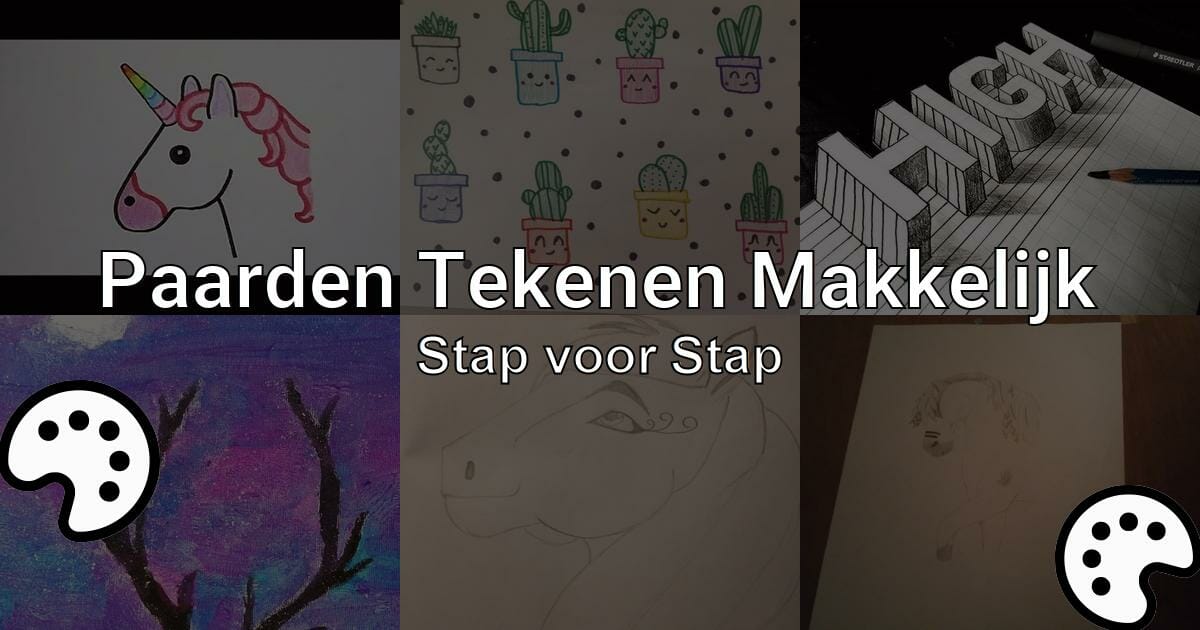 Paarden Tekenen Makkelijk Stap Voor Stap