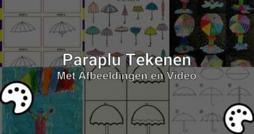 paraplu tekenen