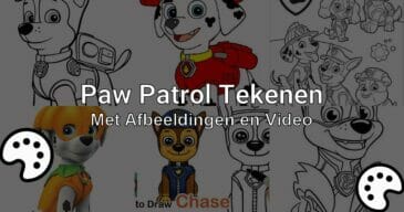 paw patrol tekenen