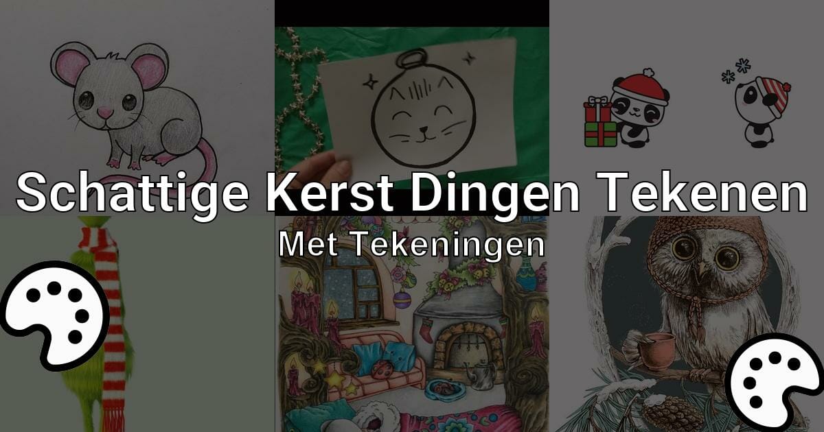 Schattige Kerst Dingen Tekenen Met Tekeningen Tekenen Nu