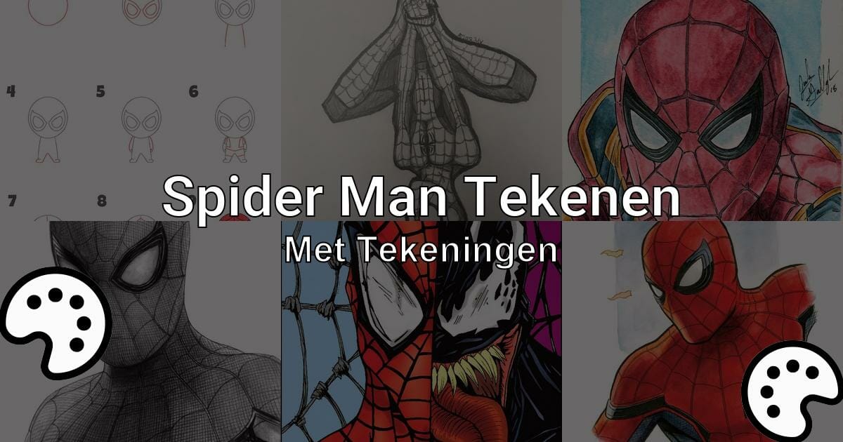 Spider Man Tekenen (Met Tekeningen)