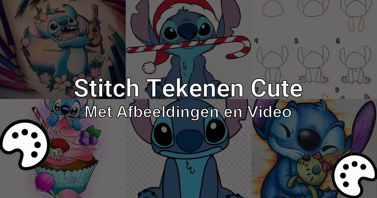 Stitch Tekenen Cute Met Afbeeldingen En Video Tekenen Nu