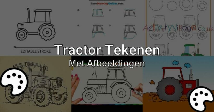 tractor tekenen