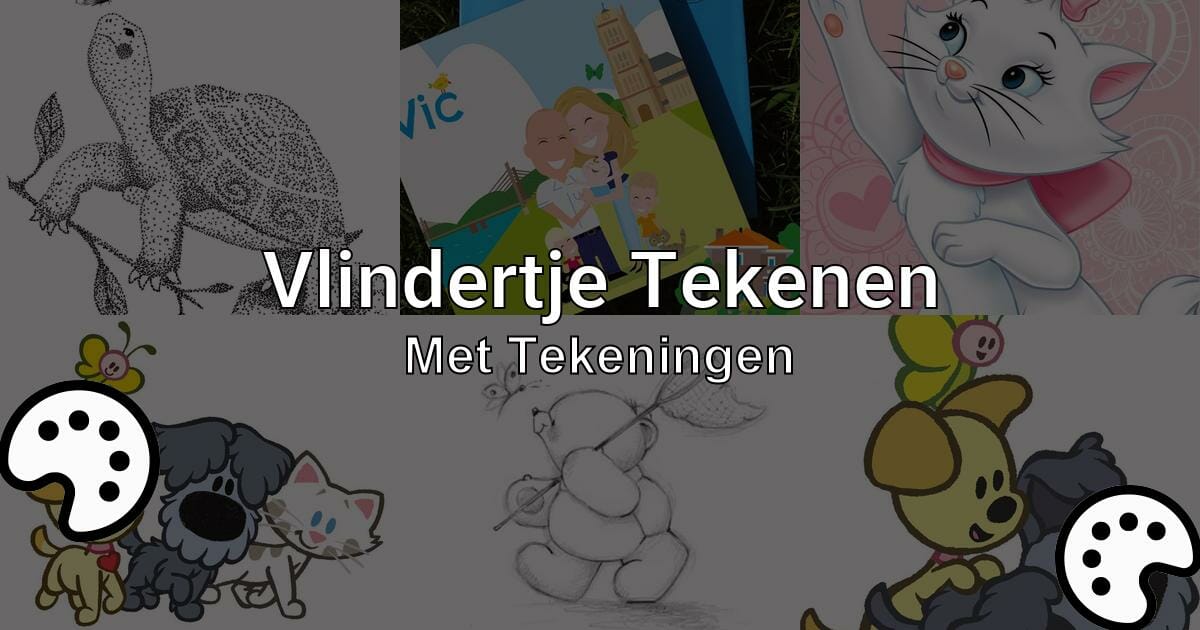 Vlindertje Tekenen Met Tekeningen Tekenen Nu